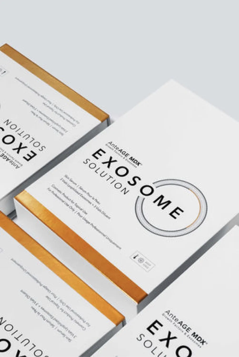 Boxes of exosome solution skincare