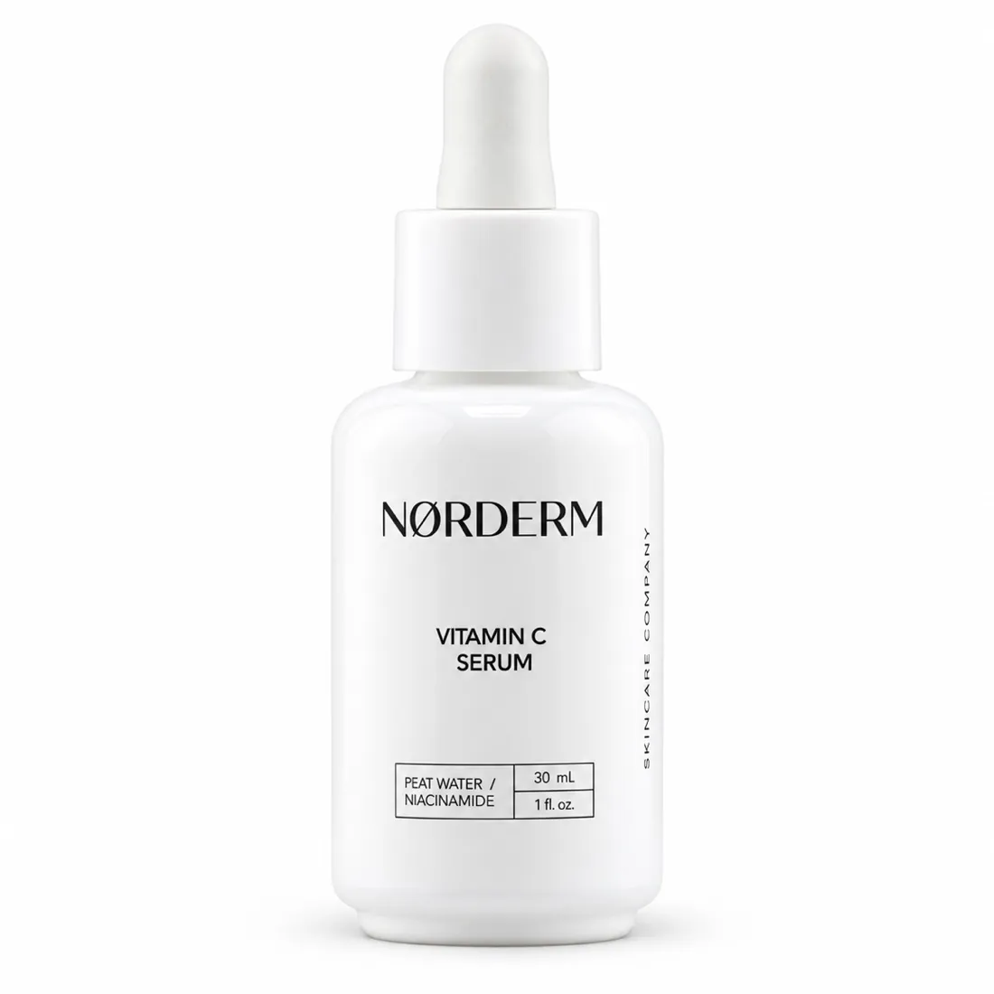 NØRDERM Vitamin C Serum with Niacinamide & Peat Water